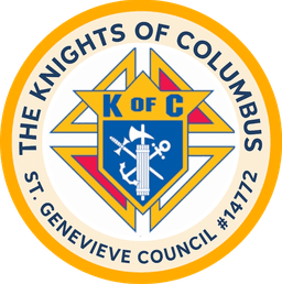 Knights of Columbus St. Genevieve Council 14772 logo