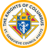 Knights of Columbus St. Genevieve Council 14772 logo
